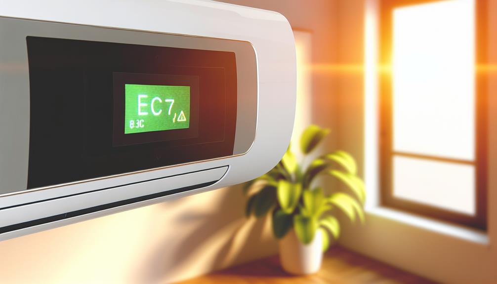 erro e7 ar condicionado