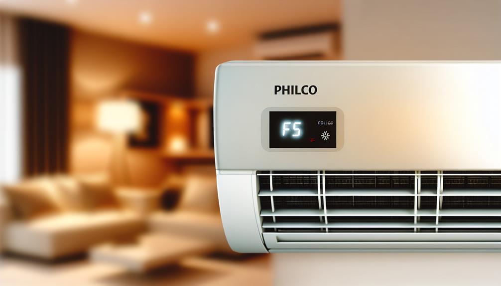 erro f5 philco ac