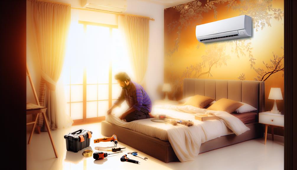 instalar o ar condicionado quarto